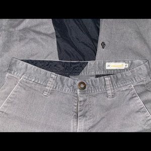 VOLCOM, GREY PANTS, SIZE 30